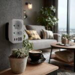 Current socket x2 + 4xUSB Maclean  splitter with 2 sockets  2xUSB A  2xUSB C PD 20W  1x16A + 1x6A  MCE249 F/W - imagine 13