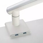 Desk mount for monitor LED/LCD 17-32  ART L-19GD gas assistance 2-9 kg 2x USB 3.0 White - imagine 6