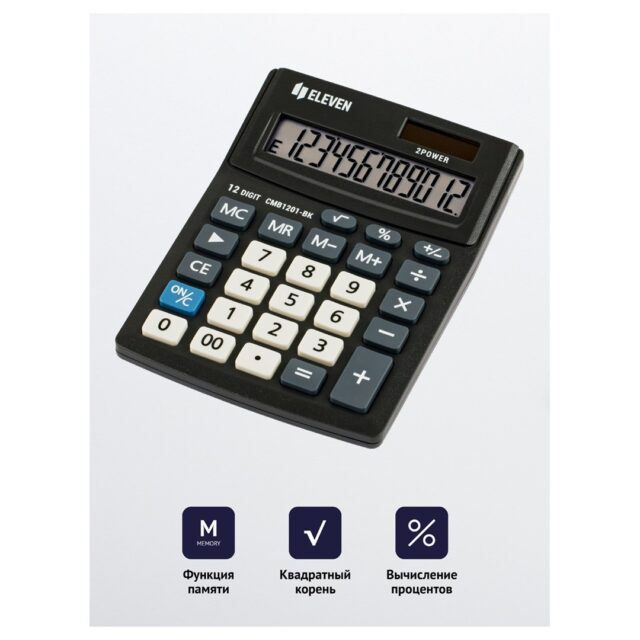 Eleven office calculator CMB1201-BK - imagine 3