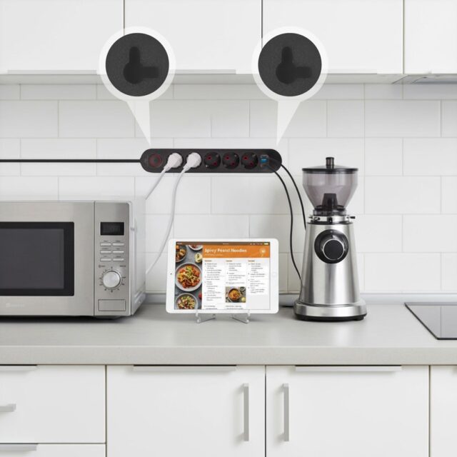 MACLEAN POWER STRIP  5 SOCKET EXTENSION MCE395 B - imagine 10