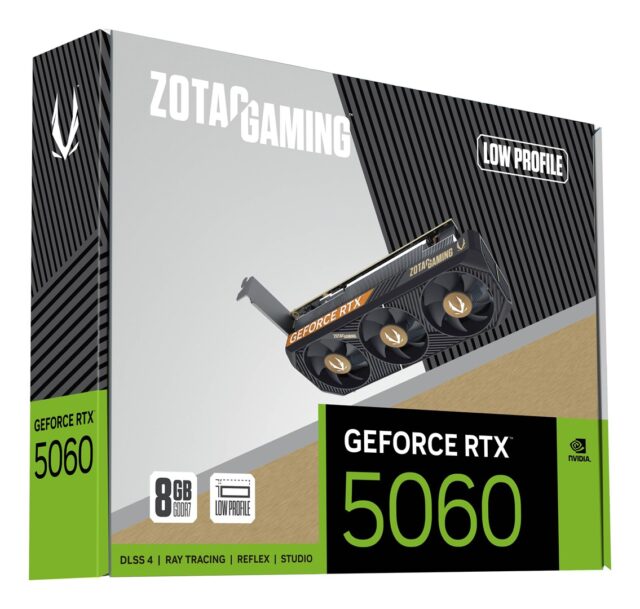 Zotac GAMING GeForce RTX 5060 Low Profile NVIDIA 8 GB GDDR7 - imagine 7
