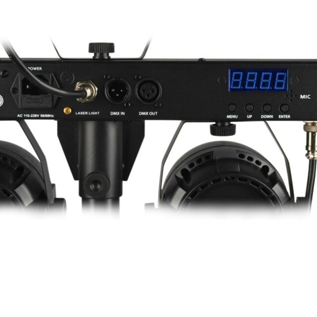 LIGHT4ME Belka LED Par Derby Laser - lighting kit - imagine 17