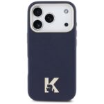 Case Karl Lagerfeld Karl Head Logo       MagSafe for iPhone 17 Pro blue - imagine 3