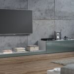 Cama TV stand LIFE 300/42/35 white/grey gloss