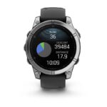 Garmin Fenix E 3.3 cm (1.3 ) AMOLED 47 mm Digital 416 × 416 pixels Touchscreen Stainless steel Wi-Fi GPS (satellite) - imagine 6