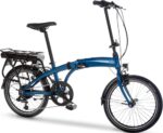Snapp City-E folding electric bicycle  blue - imagine 4