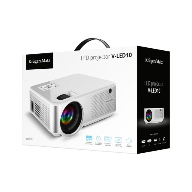 Kruger & Matz V-LED20 projector LED FullHD 1080p (1920x1080) - imagine 8