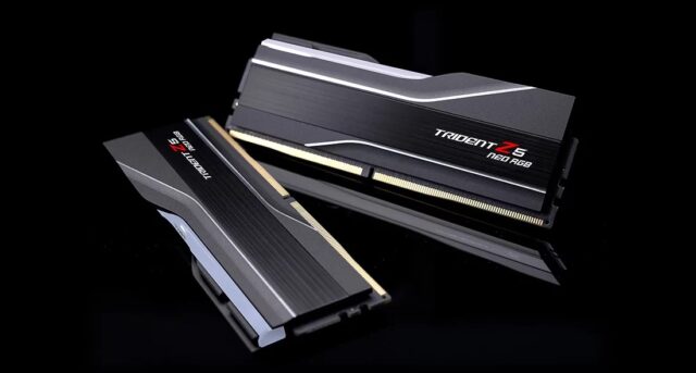 G.Skill Trident Z5 Neo RGB F5-6000J3244G64GX2-TZ5NR memory module 128 GB 2 x 64 GB DDR5 6000 MT/s - imagine 4