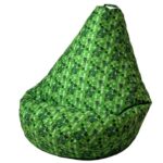 Sako bag pouffe Pear print Minecraft L 105 x 80 cm