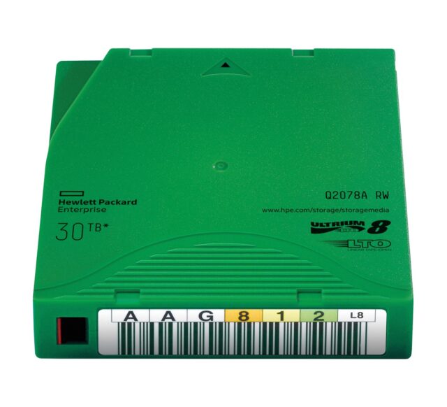 HPE LTO-8 Ultrium 30TB RW Data Cartridge - imagine 2