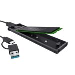 Trust 25806 storage drive enclosure SSD enclosure Black