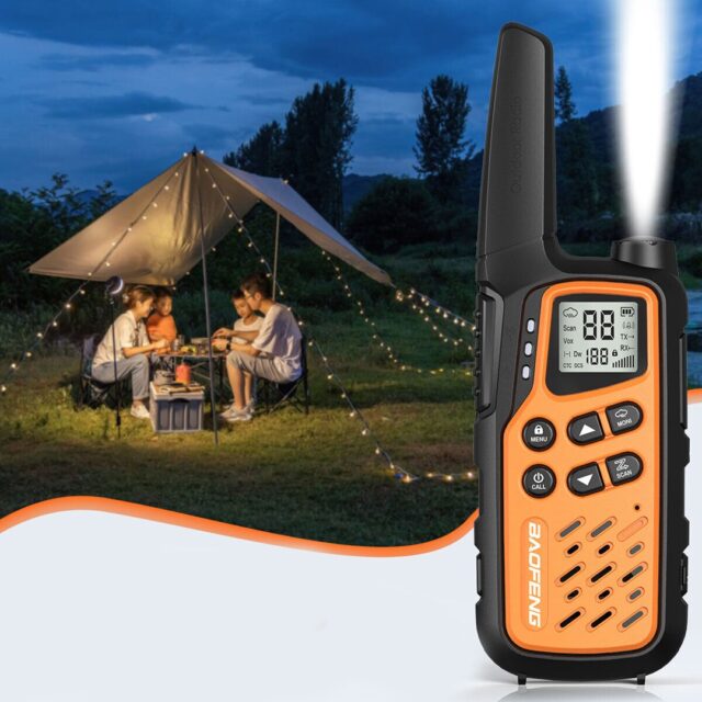 Walkie-Talkie Baofeng BF-T25E Orange  2 pieces - imagine 14