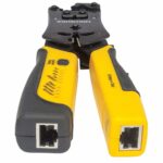 Intellinet Universal Modular Plug Crimping Tool and Cable Tester  2-in-1 Crimper and Cable Tester: Cuts  Strips  Terminates and Tests  RJ45/RJ11/RJ12/RJ22 - imagine 3