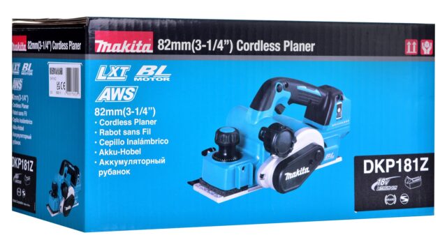 Makita DKP181Z power planer 12000 RPM Black Blue - imagine 7