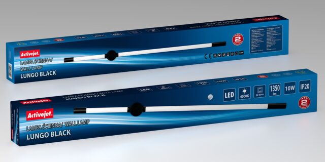 Activejet LED wall lamp AJE-LUNGO Black - imagine 9