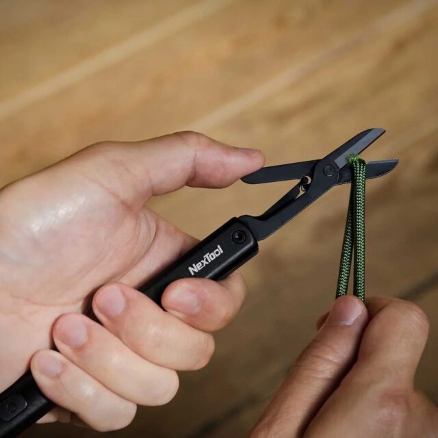 NexTool 3-in-1 NE20026 multifunctional pen torch + knife + scissors - imagine 9