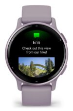 Garmin Vivoactive 5 3.05 cm (1.2 ) AMOLED Digital 390 x 390 pixels Touchscreen Violet Wi-Fi GPS (satellite) - imagine 2