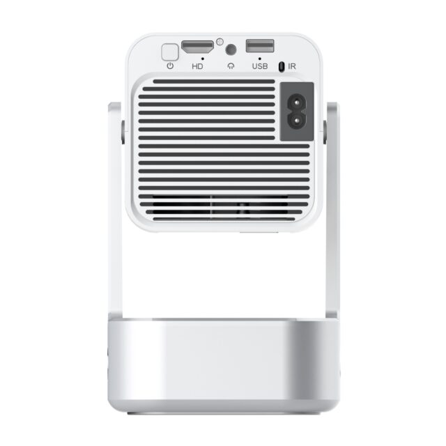 Extralink Smart Projector Cinema&Karaoke - IMS360 White | Projector for movies, games and music with 2 microphones | 1080p, Android 13 - imagine 4