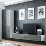 Cama Full cabinet VIGO '180' 180/40/30 white/grey gloss