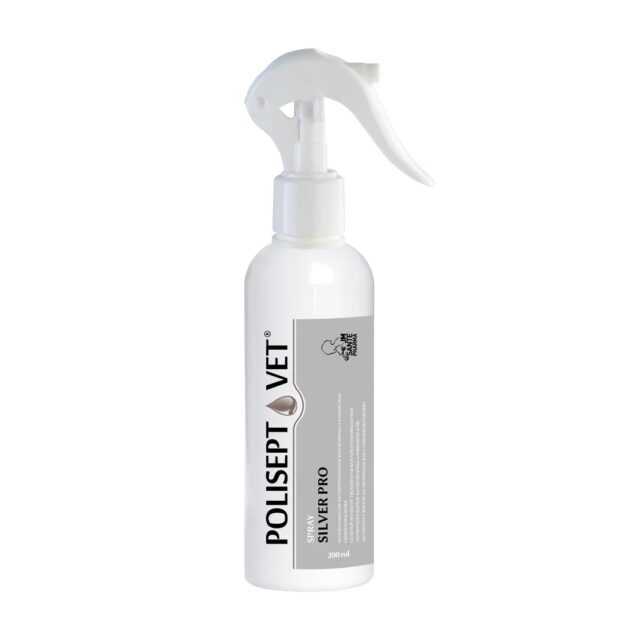 JM SANTE Polisept Vet Spray Silver Pro - wound solution for dogs and cats – 200 ml - imagine 2