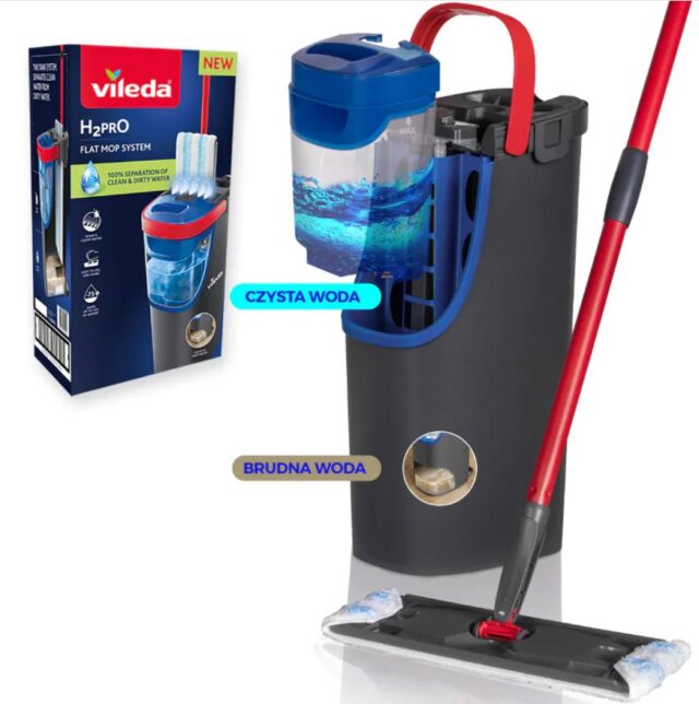 Vileda H2prO flat mop - imagine 4