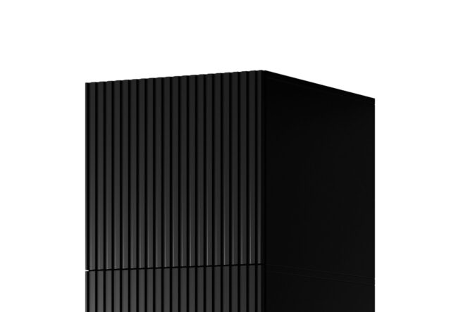 Wardrobe PAFOS 1D BASE 45x55 5x45 Black matt - imagine 2