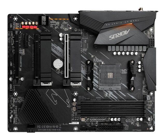 GIGABYTE B550 AORUS ELITE AX V2 Motherboard - AMD Ryzen 5000 CPUs  12+2 Phases VRM  up to 4733MHz DDR4  1xPCIe 4.0 + 1xPCIe 3.0 M.2  Wi-Fi 6E  2.5GbE LAN  USB 3.2 Gen 2 - imagine 4