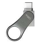 Silicon Power Mobile C80 USB flash drive 128 GB USB Type-A / USB Type-C 3.0 (3.1 Gen 1) Titanium - imagine 2