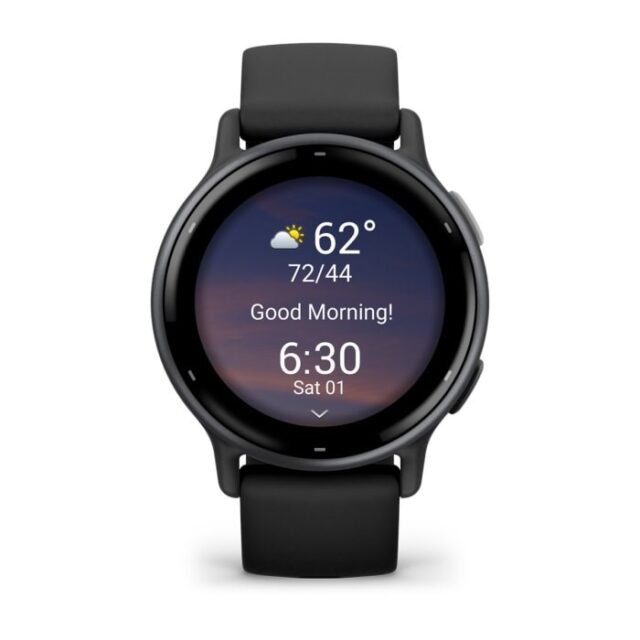 Garmin Vivoactive 5 3.05 cm (1.2 ) AMOLED 42 mm Digital 390 x 390 pixels Touchscreen Black Wi-Fi GPS (satellite) - imagine 4
