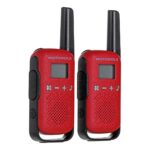 Motorola TALKABOUT T42 two-way radio 16 channels Black Red - imagine 2
