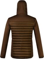 Berghaus Vaskye Hooded Hybrid Jacket for men  size M  brown + Deuter Pulse Pro 5 graphite waist bag - imagine 2