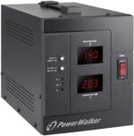 PowerWalker AVR 3000 SIV FR voltage regulator 1 AC outlet(s) 110-280 V Black - imagine 2