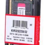 Kingston Technology ValueRAM KVR32S22D8/32 memory module 32 GB 1 x 32 GB DDR4 3200 MHz