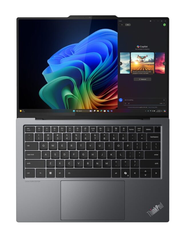 Lenovo ThinkPad X9-14 Gen 1 Copilot+ PC Intel Core Ultra 7 258V Laptop 35.6 cm (14 ) 2.8K 32 GB LPDDR5x-SDRAM 1 TB SSD Wi-Fi 7 (802.11be) Windows 11 Pro English Grey - imagine 13