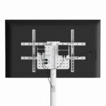 Gembird TVS-86TR-01-W TV floor stand  37  - 86   white - imagine 9