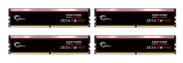 G.Skill Zeta R5 F5-6400R3239G32GQ4-ZR5NK memory module 128 GB 4 x 32 GB DDR5 6400 MHz ECC - imagine 2