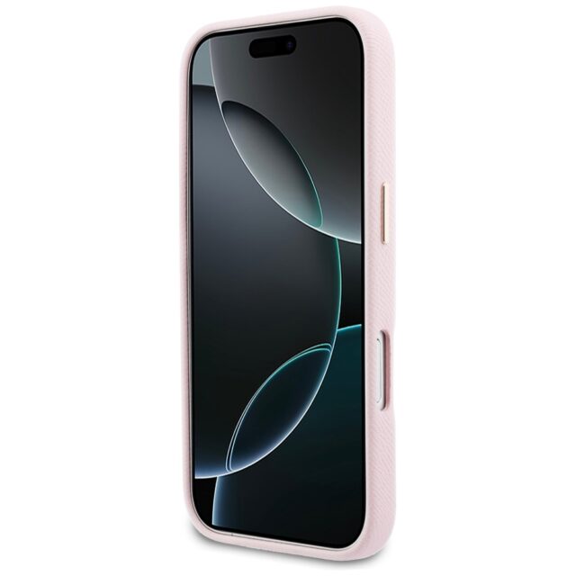 Etui Guess FW Resin Logo do iPhone 17     różowy - imagine 5