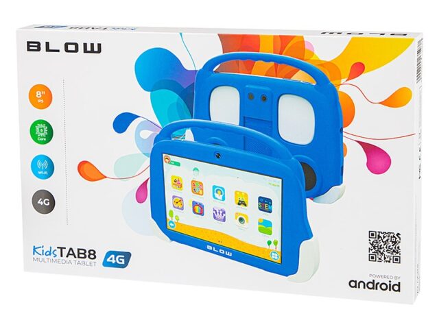 Tablet KidsTAB8 4G BLOW 4/64GB blue + case - imagine 3