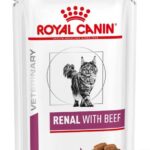ROYAL CANIN Vet Renal Feline with Beef Wet cat food Chunks in sauce Chicken  Pork  Beef 12x85 g
