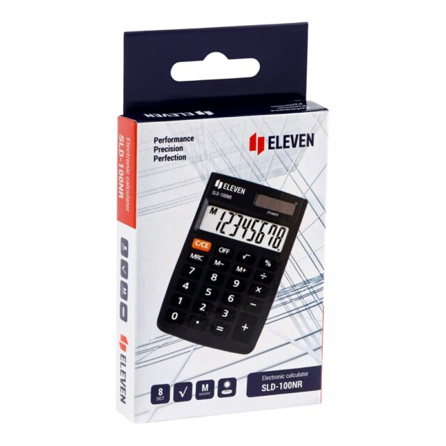 Eleven SLD-100NR pocket calculator - imagine 10