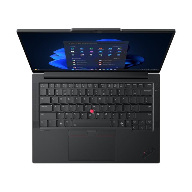 Lenovo ThinkPad E14 Gen 7 (AMD) AMD Ryzen™ 5 220 Laptop 35.6 cm (14 ) WUXGA 16 GB DDR5-SDRAM 512 GB SSD Wi-Fi 6E (802.11ax) Windows 11 Pro English Black - imagine 4