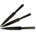 Sports throwing knives KAL22 LIDER 3pcs black