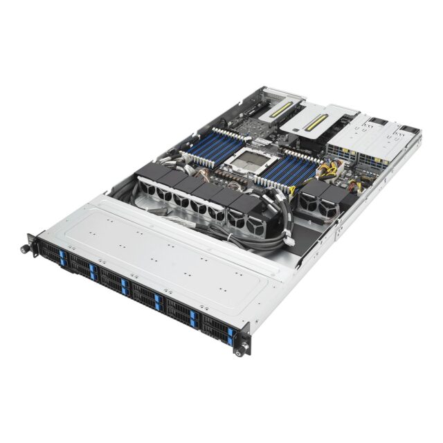 Asus Rack Platform (1U) RS501A-E12-RS12U AMD Epyc 9005/9004 (12x NVMe/SATA HS  2xM.2  2x1Gbe  IPMI  1+1 1600W) - imagine 6