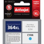 Activejet AH-364CCX Ink (replacement for HP 364XL CB323EE; Premium; 12 ml; cyan)