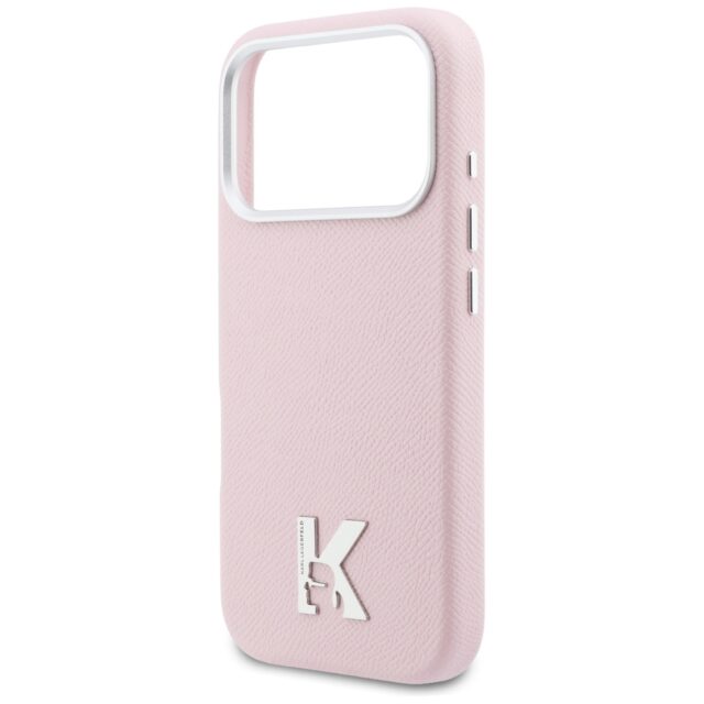 Case Karl Lagerfeld Karl Head Logo MagSafe for iPhone 17 Pro pink - imagine 6