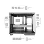 Mars Gaming MCMIRAGE computer case Midi Tower Black - imagine 13