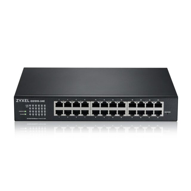 Zyxel GS1915-24E Managed L2 Gigabit Ethernet (10/100/1000) 1U Black - imagine 3