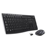 Logitech 920-004508 keyboard Mouse included Home RF Wireless QWERTY US International Black - imagine 5