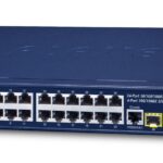 PLANET IPv4/IPv6  24-Port Managed L2/L4 Gigabit Ethernet (10/100/1000) 1U Blue