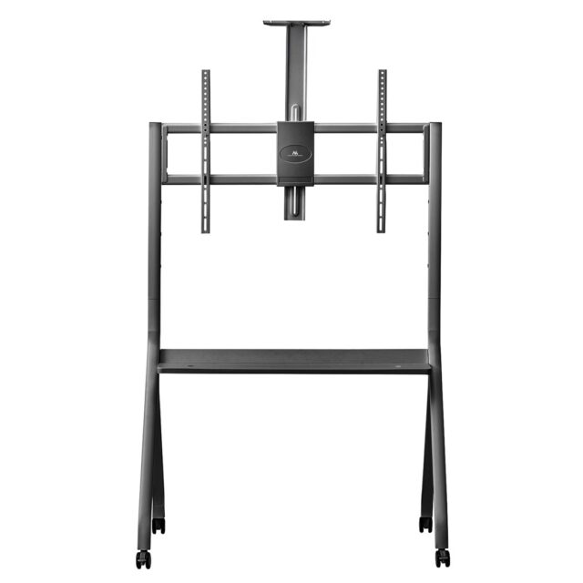 Maclean TV stand / cart  camera shelf  on casters  55-100   max load 120kg/10kg shelf  max. VESA 900x600  black  MC-114 B - imagine 5